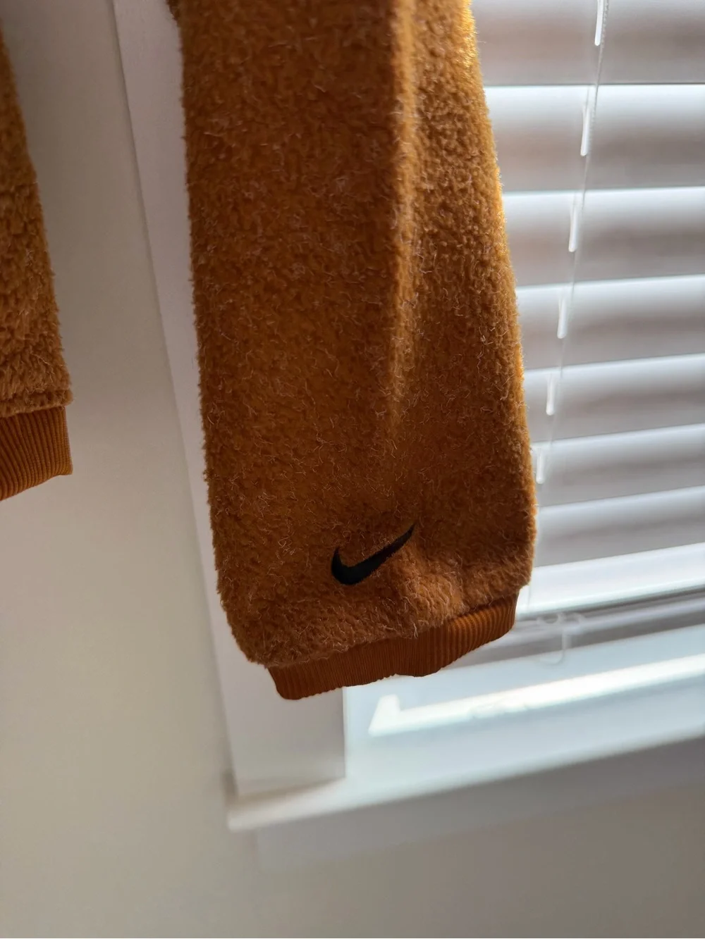 Nike Burnt Orange Sherpa Jacket